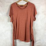 Bobeau Plus Size Tie front Asymmetrical Knit Top 2X Photo 3