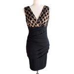 Saint Tropez West  Bodycon Black Party Cocktail Dress Photo 7