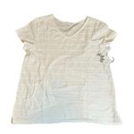 Habitat  Textured Short Sleeve White V Neck T Shirt with pocket 16438 Photo 0