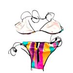 Vanessa Mooney VANESSA MOONEY The Aubrey Tie Bikini Set NWOT XS Photo 3