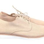 Nisolo Sedona Derby Oxford Shoes Womens Leather Size 9.5 Beige Lace Up Casual Tan Photo 0