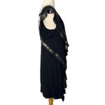 Karen Millen  Silk Beaded Sequin Mini Dress Asymmetric Party Formal Red Carpet 8 Photo 6