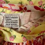 Vintage Havana Tiered Mixed Floral Pattern
Dress Yellow Size S Gold Photo 2