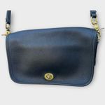 Coach Vintage 9755 Pocket Purse Crossbody Black Leather Made in USA Preppy Retro Photo 11