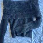 Marshalls Black Off-The-Shoulder Sweater Photo 0
