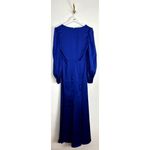 Mac Duggal Empire Long Sleeve Satin Trumpet Gown in Royal Blue Size US 4 Photo 5