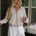 These Three Boutique Striped hoodie Photo 1