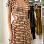 BCBGeneration Henna Striped Wrap Dress Photo 0
