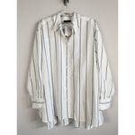 Lane Bryant  No Peek‎ Collection Relax Button Down Boyfriend Shirt Size 26/28 NWT Photo 12