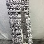 American Eagle  Tribal Print with Slit Black and White Maxi Skirt Size X … Photo 2