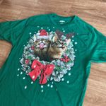 Holiday Time Christmas Holiday Cats Short Sleeve T Shirt Unisex Funny Tacky Ugly Christmas Photo 3