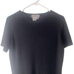 Eddie Bauer AKA Vintage 90s Size Large Black 100% Wool Santana Knit Dress Photo 1