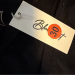 Blue Velvet black Super Wide Leg micro Corduroy Pants tiered pull on Size L NWT Size L Photo 7