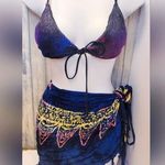 Multiples Shein Gradient Bikini Top Size Med and LG Sport Sarong Set Photo 0
