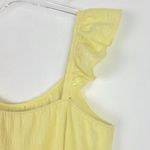 Kaileigh NWOT Stitch Fix Ruffle Sleeve Gauze Tank Top Yellow Plus Size 1XL NEW Photo 7