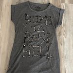 Social Misfits Gray Graphic Tee Photo 6