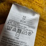 Old Navy  Women's XS Gold Yellow Brown Flecked Cable Knit Bobble Sweater Photo 2