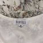 barney's new york  Floral Long Sleeve Tie Neck Peasant Dress Size Medium Photo 7