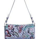 Vera Bradley NWT Makani Paisley Lilac Purple Quilted Iconic Shoulder Bag Purse Photo 0