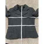 Narciso Rodriguez Italy Black/Grey Wool blend Blazer Jacket size 8 Black Photo 8