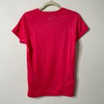 Champion  Double Dry Pink V Neck SS Shirt Medium Photo 3