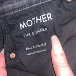 Mother The Stunner Jeans Stretchy Skinny Devil In The 32 denim casual fall Black Photo 3