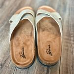 Slide Sandals for Women w/Cork Footbed & Soft Knit Comfort X Tape Sandals Photo 5
