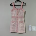 Amanda Uprichard Archie Dress in Pennington Tweed Size M Pink Photo 1