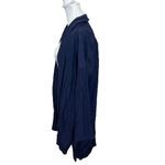 Eileen Fisher  Open Front Cardigan Women’s Size Small Navy Organic Cotton Photo 6