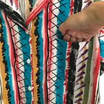 Vintage Oak Hill 1980s multi color “painted”look button up shirt M/L* White Size M Photo 6