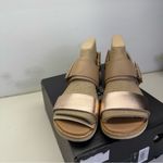 Sorel NIB Ella III Slingback Sandal Honest Beige Rose Gold Leather Strap Comfort Photo 1