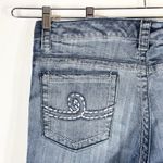 Seven7  Size 12 Jeans Boot Cut Flare Mid Rise Blue Denim Womens Pants 449‎ Photo 8