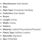 Kate Spade NEW  Cedar Street Cali Purse Photo 6