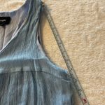 Ruffled Tiered Midi Dress Blue Heyson Size Small Women's V Photo 10