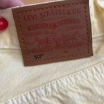 Levi's Levi’s 501 Yellow Denim Shorts Photo 6