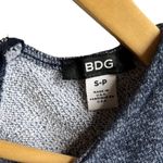 Urban Outfitters BDG  Chambray Blue Sweatshirt Raw Hem Dress Size Small Photo 6