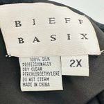 Vintage Bieff Basix Silk Beaded Dress Purple Tiger Stripe Size 2X Formal Wedding Photo 6