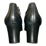 Jennifer Moore Black Leather Ankle Boots Sz 8.5 Pre-loved Photo 2