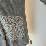 A pea in the pod Maternity Gray Cardigan with Lace Detail Size Medium Photo 5