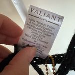 NWT Valiant Paris Black Beaded Crochet Knit Dress Beach Cover Up Cotton Photo 3