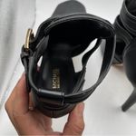 Michael Kors NWOB  Women's  Blaze Open-Toe Ankle Boot 10M black leather Photo 7