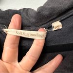 Soft Surroundings  Cropped Hoodie Size xl grey Photo 4
