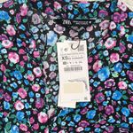 ZARA  | Floral Long Sleeve Dress Photo 6