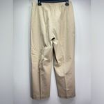 Coldwater Creek Khaki Tan Chino Flat Front Side Zip Straight Leg Pants Size 10P Photo 1