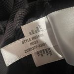 Madewell Waffle Knit Boxy Sweatshirt Tee in Black Coal size Medium Photo 6