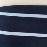 White House | Black Market WHBM Black Striped Strapless Summer Mini Dress Photo 2