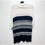 Cremieux Colorblock Cowl Neck Women's Pullover Knit Sweater Size Medium Black Photo 4