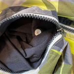 Lululemon  Run Track and Field Hooded Jacket Checkered Green and Gray Size 6 Photo 3