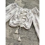 Surf Gypsy  Crochet Off Shoulder Crop Top Photo 5