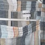 For Cynthia  Womens Shift Tank Striped Linen Button Down Summer Dress Size XS Photo 1